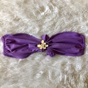 Strapless bathing suit top